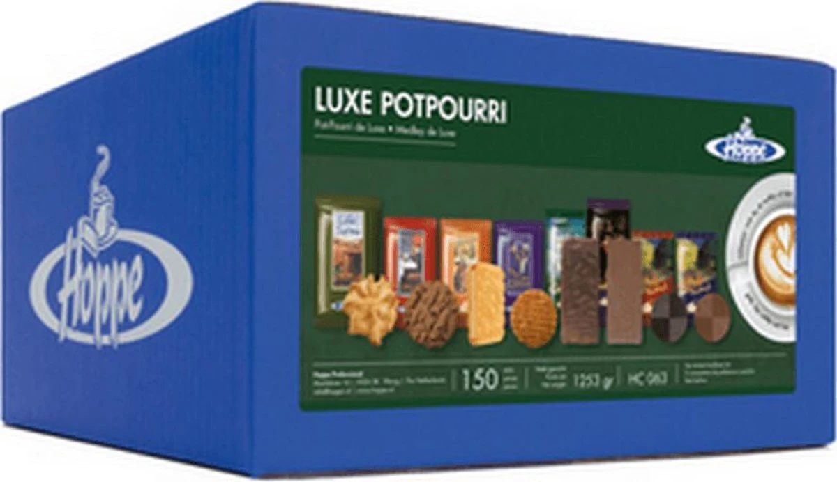 Hoppe | Koffiekoekjes | Luxe Potpourri | 8 Soorten 1 Hoppe | Koffiekoekjes | Luxe Potpourri | 8 Soorten