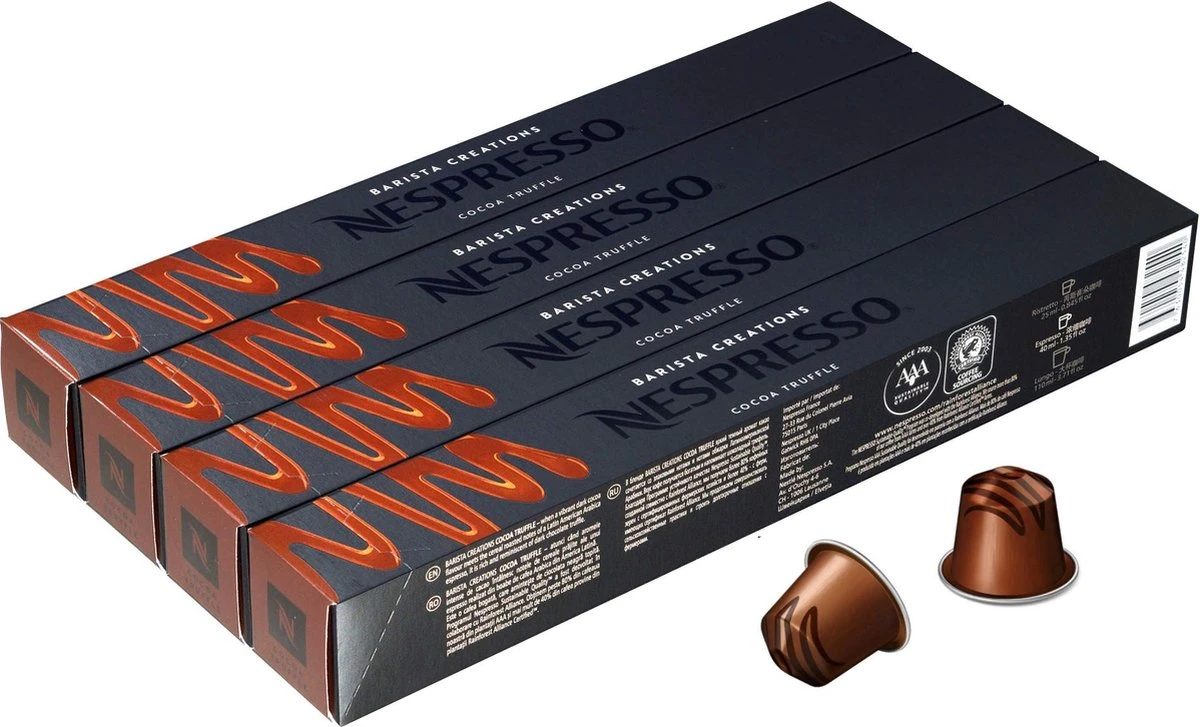 Nespresso - Cocoa Truffle - Nespresso Cups - 100 Stuks 1 Nespresso - Cocoa Truffle - Nespresso Cups - 100 Stuks