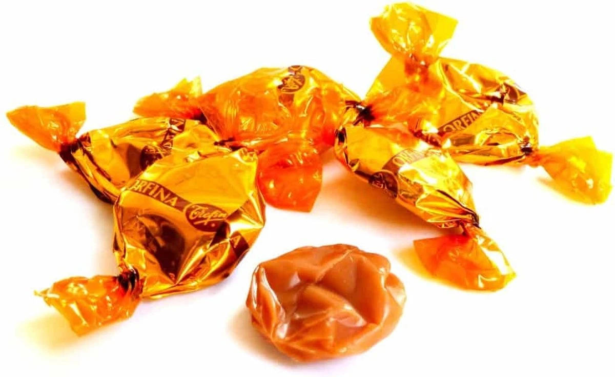 Trefin Orfina Goudtoffees - 3 Kilo 1 Trefin Orfina Goudtoffees - 3 Kilo