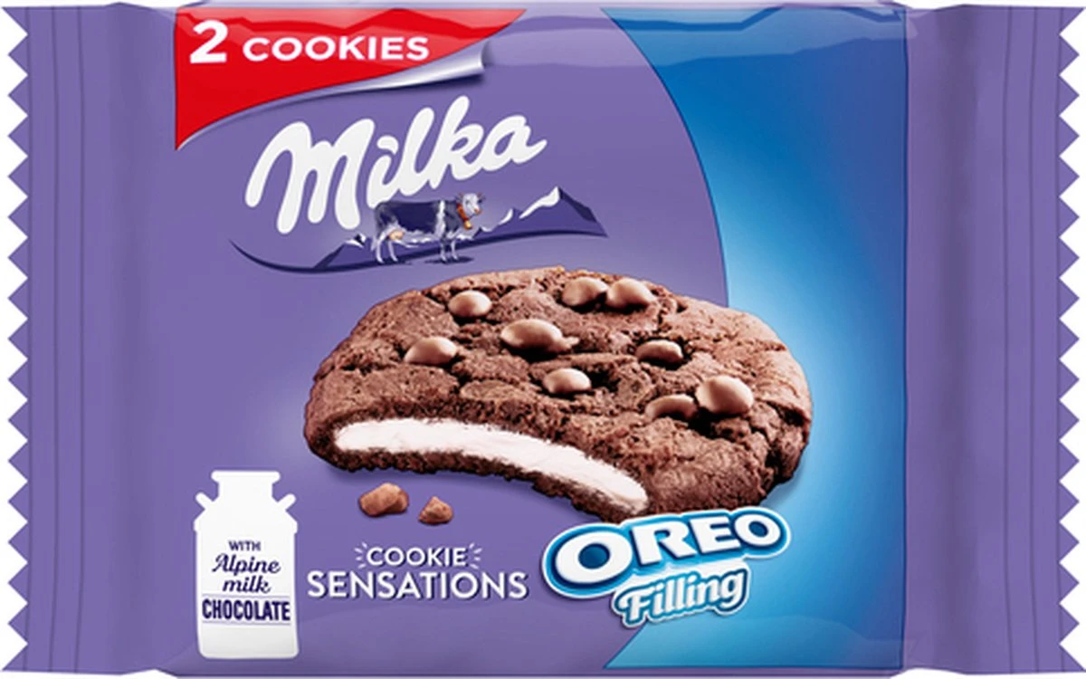 Milka Sensations | Oreo Single | 24 X 52 Gram 2 Milka Sensations | Oreo Single | 24 X 52 Gram - Afbeelding 2