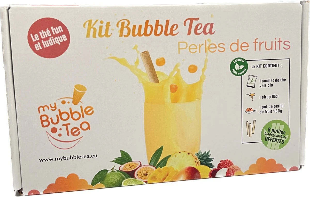 Bubble Tea Kit - Boba Thee Kit: Lychee - Cadeau Idee 1 Bubble Tea Kit - Boba Thee Kit: Lychee - Cadeau Idee