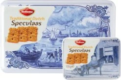 Hellema Speculaas - Met De Fijnste Speculaaskruiden - Volgens Authentiek Recept - Nederlandse Lekkernij - In Een Delftsblauwblik - Traditionele Speculaas - 415 G - Verpakte Koekjes -Monin Verkoopwinkel 1200x796