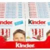 20 X Chocolade Kinder Chocolade 4 Reepjes 50 Gram
