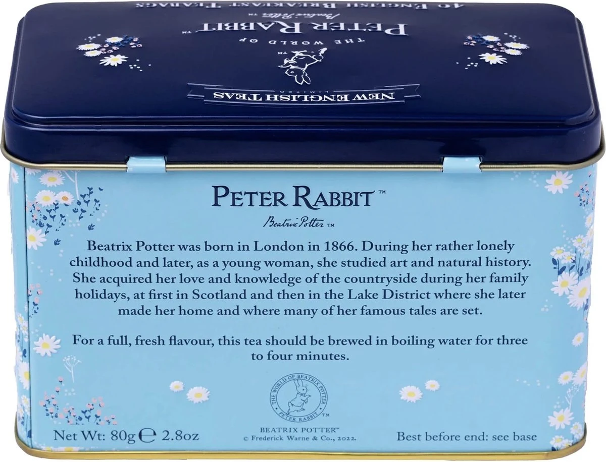 New English Teas Peter Rabbit Beatrix Potter English Breakfast Teabags 2 New English Teas Peter Rabbit Beatrix Potter English Breakfast Teabags - Afbeelding 2