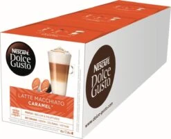 Nescafé Dolce Gusto Caramel Macchiato Capsules - 48 Koffiecups -Monin Verkoopwinkel 1200x970