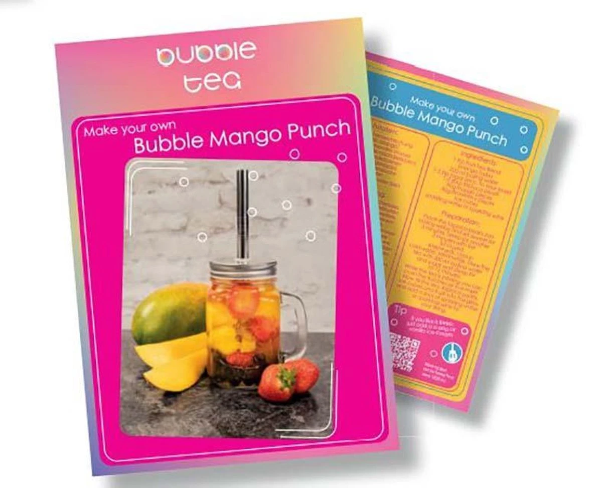 Geschenkdoos Bubble Tea - Bubble Tea Starters Kit - Maak Je Eigen Bubble Tea 2 Geschenkdoos Bubble Tea - Bubble Tea Starters Kit - Maak Je Eigen Bubble Tea - Afbeelding 2