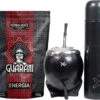 Yerba Mate Set - Kalebas - Thermo - Bombilla - Guarana Thee - EquisMate Classic Black