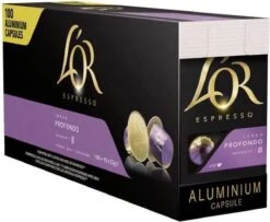 L'Or Espresso Profondo Koffiecups - 10 X 10 Stuks -Monin Verkoopwinkel 1200x987 1