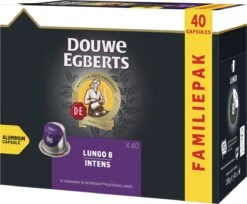 Douwe Egberts Lungo Intens (8) - 5 X 40 Koffiecups -Monin Verkoopwinkel 1200x992