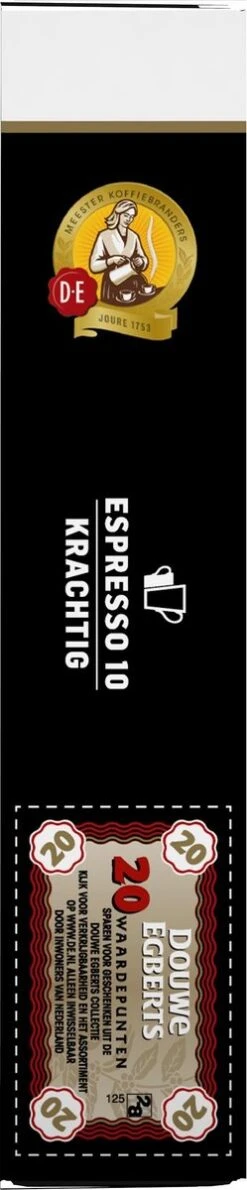 Douwe Egberts Espresso Krachtig Koffiecups - Intensiteit 10/12 - 10 X 20 Capsules 16 Douwe Egberts Espresso Krachtig Koffiecups - Intensiteit 10/12 - 10 X 20 Capsules -Monin Verkoopwinkel 249x1200 3