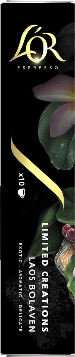 L'OR Espresso Limited Creations Laos Bolaven Koffiecups - Intensiteit 7/12 - 10 X 10 Capsules -Monin Verkoopwinkel 252x1200