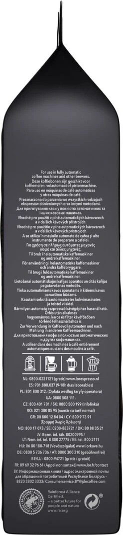 L'OR Espresso Onyx Koffiebonen (12) - 4 X 500 Gram -Monin Verkoopwinkel 277x1200