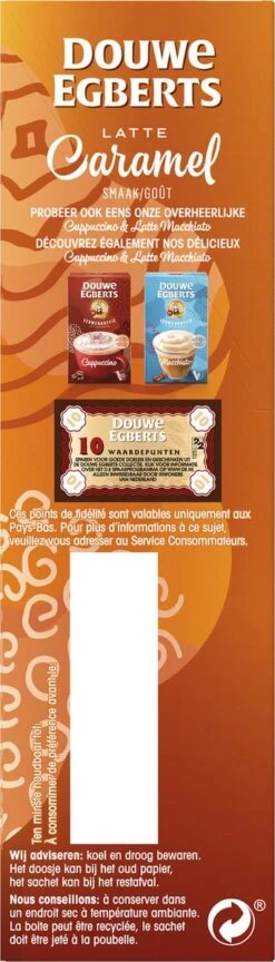 Douwe Egberts Verwenkoffie Latte Caramel Oploskoffie - 5 X 8 Zakjes 17 Douwe Egberts Verwenkoffie Latte Caramel Oploskoffie - 5 X 8 Zakjes -Monin Verkoopwinkel 343x1200 3