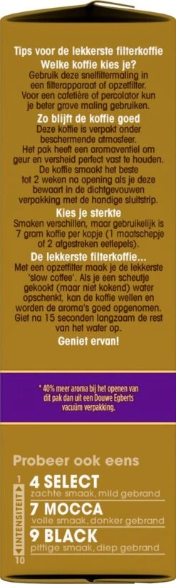 Douwe Egberts Excellent - Filterkoffie - 12 X 250 Gram 11 Douwe Egberts Excellent - Filterkoffie - 12 X 250 Gram -Monin Verkoopwinkel 362x1200 1