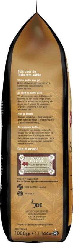 Douwe Egberts Excellent Gold Koffiebonen - 5/9 Intensiteit - 4 X 1kg -Monin Verkoopwinkel 364x1200 4