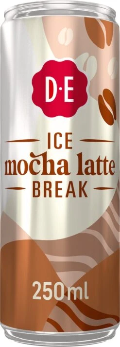 Douwe Egberts Ice Mocha Latte IJskoffie - 12 X 250 Ml -Monin Verkoopwinkel 416x1200 3