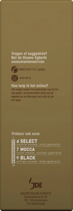 Douwe Egberts Excellent Filterkoffie - 6 X 500 Gram -Monin Verkoopwinkel 420x1200 2