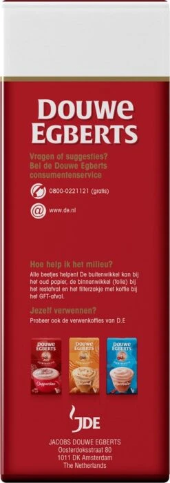 Douwe Egberts Aroma Rood Filterkoffie - Dubbelpak 6 X 1000 Gram 12 Douwe Egberts Aroma Rood Filterkoffie - Dubbelpak 6 X 1000 Gram -Monin Verkoopwinkel 423x1200 1