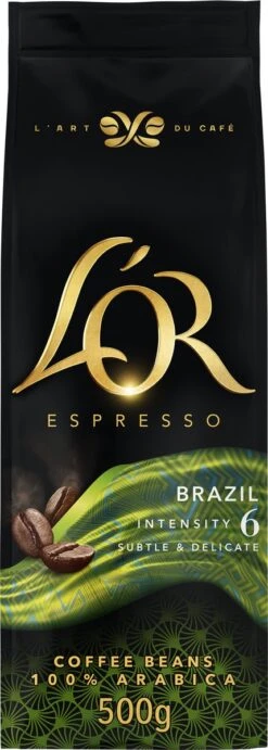 L'OR Espresso Origins Brazil Koffiebonen (6) - 4 X 500 Gram -Monin Verkoopwinkel 429x1200
