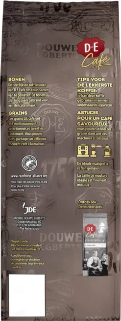 Douwe Egberts D.E Café Delicaat Rond Koffiebonen - Intensiteit 5/9 - 4 X 500 Gram -Monin Verkoopwinkel 453x1200 6