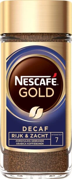 Nescafé Gold Decafé Oploskoffie - 6 Potten à 100 Gram -Monin Verkoopwinkel 484x1200 1