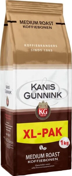 Kanis & Gunnink Medium Roast Koffiebonen - 4 X 1000 Gram - Voordeelverpakking 11 Kanis & Gunnink Medium Roast Koffiebonen - 4 X 1000 Gram - Voordeelverpakking -Monin Verkoopwinkel 497x1200