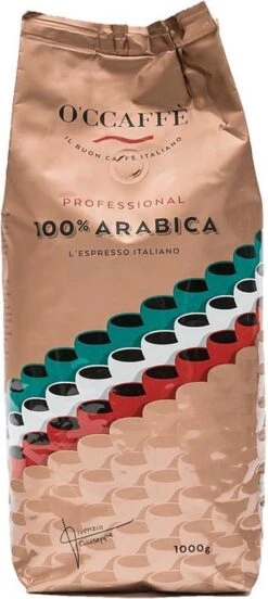 O'ccaffè - Premium Italiaanse Koffiebonen | Professional | Proefpakket XXL | 5 X 1kg | Barista Kwaliteit -Monin Verkoopwinkel 537x1200