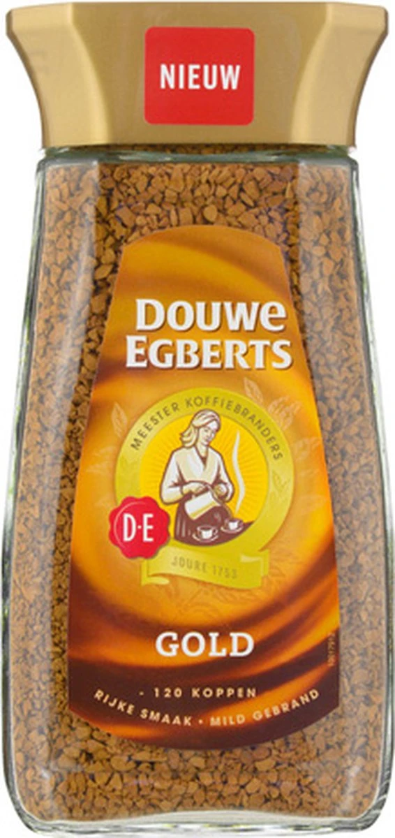 Douwe Egberts Gold Oploskoffie - 6 X Pot Van 200 Gram 6 Douwe Egberts Gold Oploskoffie - 6 X Pot Van 200 Gram - Afbeelding 6