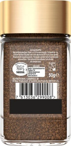 Nescafé Gold Oploskoffie - 12 Potten à 50 Gram -Monin Verkoopwinkel 588x1200 1