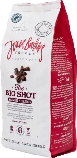 Jones Brothers Coffee The Big Shot Koffiebonen - 6 X 500 Gram -Monin Verkoopwinkel 591x1200