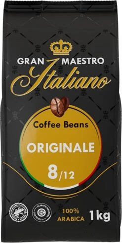 Gran Maestro Italiano - Orginale - Koffiebonen - Bonen Voor Espresso En Lungo - Arabica – 4 X 1kg -Monin Verkoopwinkel 602x1200 2
