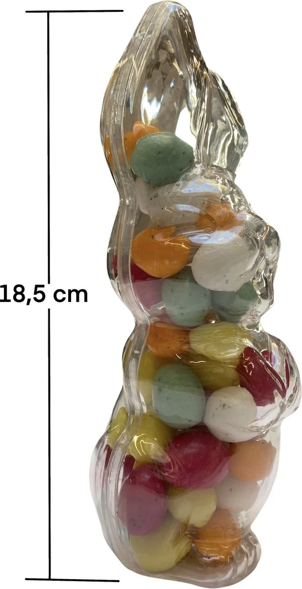 Paashaas Gevuld Met Dragees Eitjes - 200 Gram - Paashaas Decoratie - Pasen Decoratie - Paasdecoratie- Pasen Kinderen - Pasen Chocolade - Paaseieren - Paaseieren Decoratie - Paaseieren Chocolade - Snoep - Pasen - Geschenk - Snoep Mix 2 Paashaas Gevuld Met Dragees Eitjes - 200 Gram - Paashaas Decoratie - Pasen Decoratie - Paasdecoratie- Pasen Kinderen - Pasen Chocolade - Paaseieren - Paaseieren Decoratie - Paaseieren Chocolade - Snoep - Pasen - Geschenk - Snoep Mix - Afbeelding 2