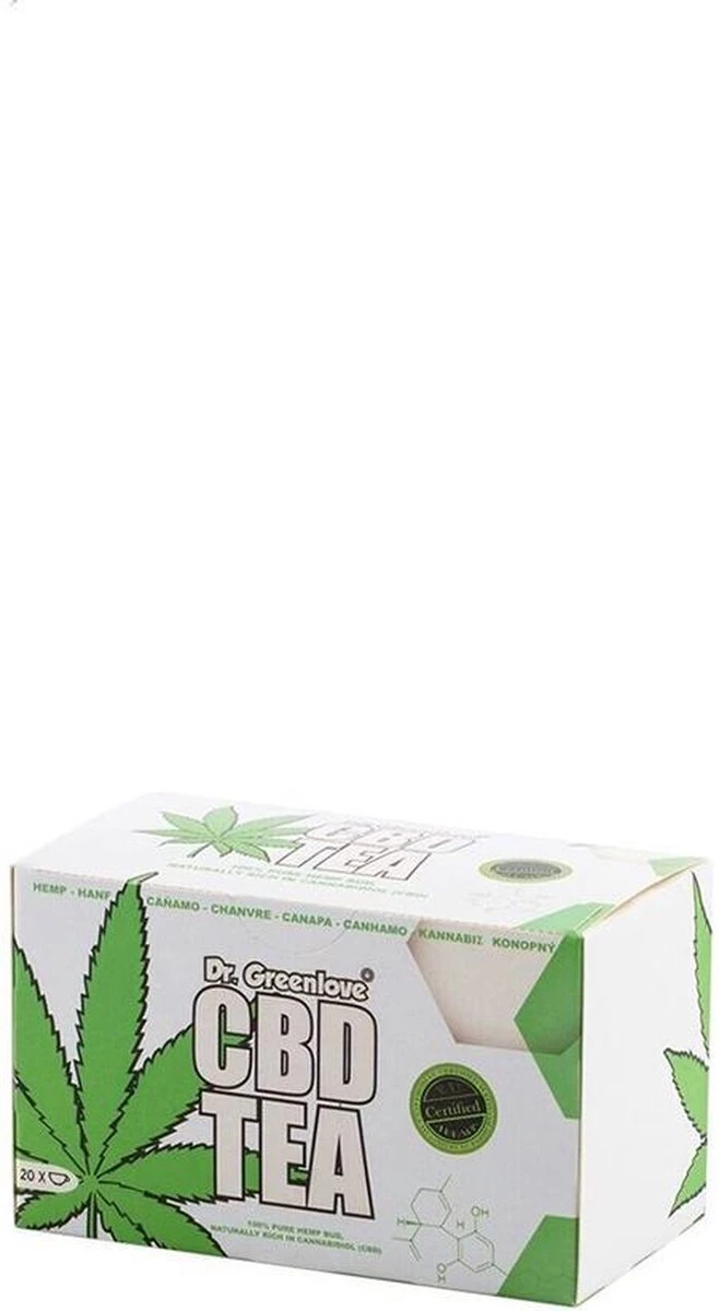 CBD Thee - 100% Natuurlijke, Cbd-rijke Hennepthee - 20 Zakjes CBD Tea 2 CBD Thee - 100% Natuurlijke, Cbd-rijke Hennepthee - 20 Zakjes CBD Tea - Afbeelding 2