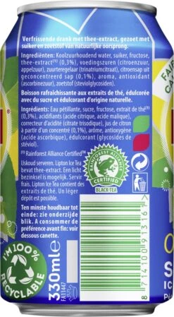 Lipton Ice Tea Sparkling - 24 X 330ml - Voordeelverpakking 13 Lipton Ice Tea Sparkling - 24 X 330ml - Voordeelverpakking -Monin Verkoopwinkel 660x1200 2