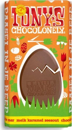 Tony's Chocolonely Pasen Chocolade Geschenkset Blei Ei - Melkchocolade Reep + Karamel Zeezout - Paas Cadeau Met 2 Chocolade Repen - 2 X 180 Gram 13 Tony's Chocolonely Pasen Chocolade Geschenkset Blei Ei - Melkchocolade Reep + Karamel Zeezout - Paas Cadeau Met 2 Chocolade Repen - 2 X 180 Gram -Monin Verkoopwinkel 666x1200 1