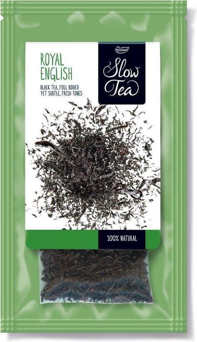 Pickwick Slow Tea Royal English Pak 25 Zakjes 3 Gram 2 Pickwick Slow Tea Royal English Pak 25 Zakjes 3 Gram - Afbeelding 2