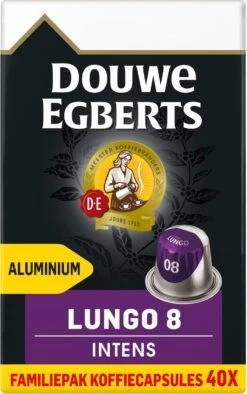 Douwe Egberts Lungo Intens (8) - 5 X 40 Koffiecups -Monin Verkoopwinkel 753x1200 1