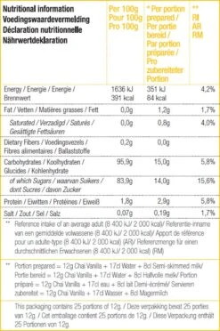 CHALO Vanilla Chai Latte - Indische Vegan Chai - Zwarte Assam Thee - 25 Porties/ 300GR -Monin Verkoopwinkel 797x1200 1