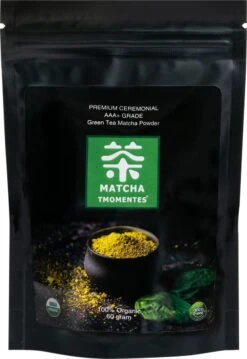 TMomentes® PREMIUM CEREMONIAL MATCHA Thee - Matcha Poeder - Ceremoniële Matcha Thee - 100% Organisch Gecertificeerd - 60 Gram - AAA+ Gradering -Monin Verkoopwinkel 825x1200