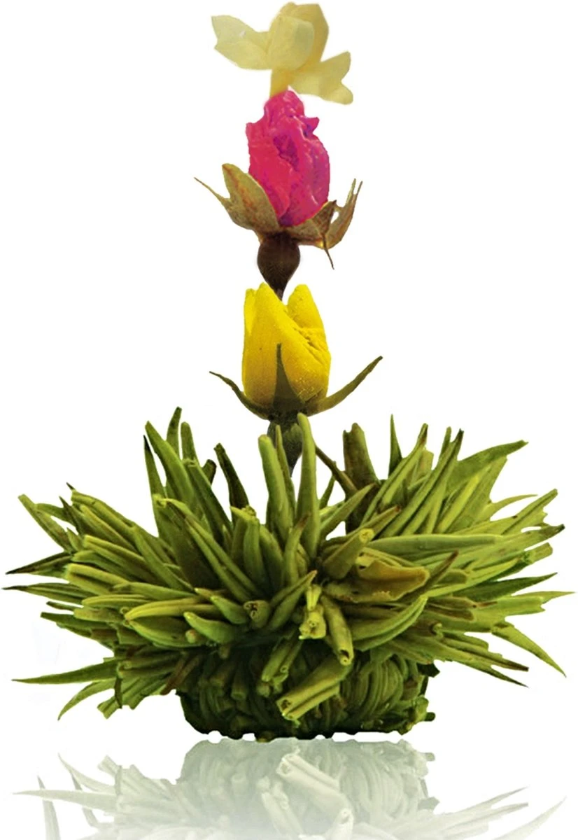 Creano Theebloemen Pakket Groene Thee - Fruitsmaken - 6 Stuks - 4 Creano Theebloemen Pakket Groene Thee - Fruitsmaken - 6 Stuks - - Afbeelding 4