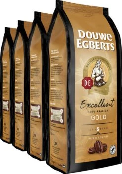Douwe Egberts Excellent Gold Koffiebonen - 5/9 Intensiteit - 4 X 1kg -Monin Verkoopwinkel 844x1200
