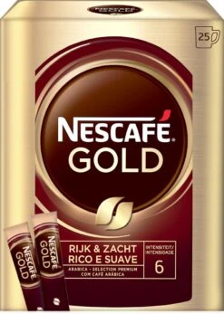 Nescafé Gold Oploskoffie - 6 Doosjes à 25 Zakjes -Monin Verkoopwinkel 853x1200