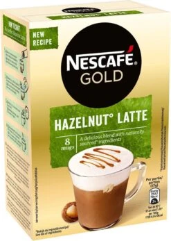Nescafé Gold Hazelnoot Latte Oploskoffie - 6 Doosjes à 8 Zakjes 9 Nescafé Gold Hazelnoot Latte Oploskoffie - 6 Doosjes à 8 Zakjes -Monin Verkoopwinkel 855x1200