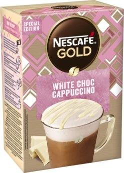 NESCAFE GOLD White Choc Cappuccino 6 Doosjes à 8 Zakjes -Monin Verkoopwinkel 857x1200