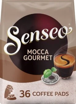 Senseo Mocca Gourmet Koffiepads - 4/9 Intensiteit - 10 X 36 Pads -Monin Verkoopwinkel 887x1200 2