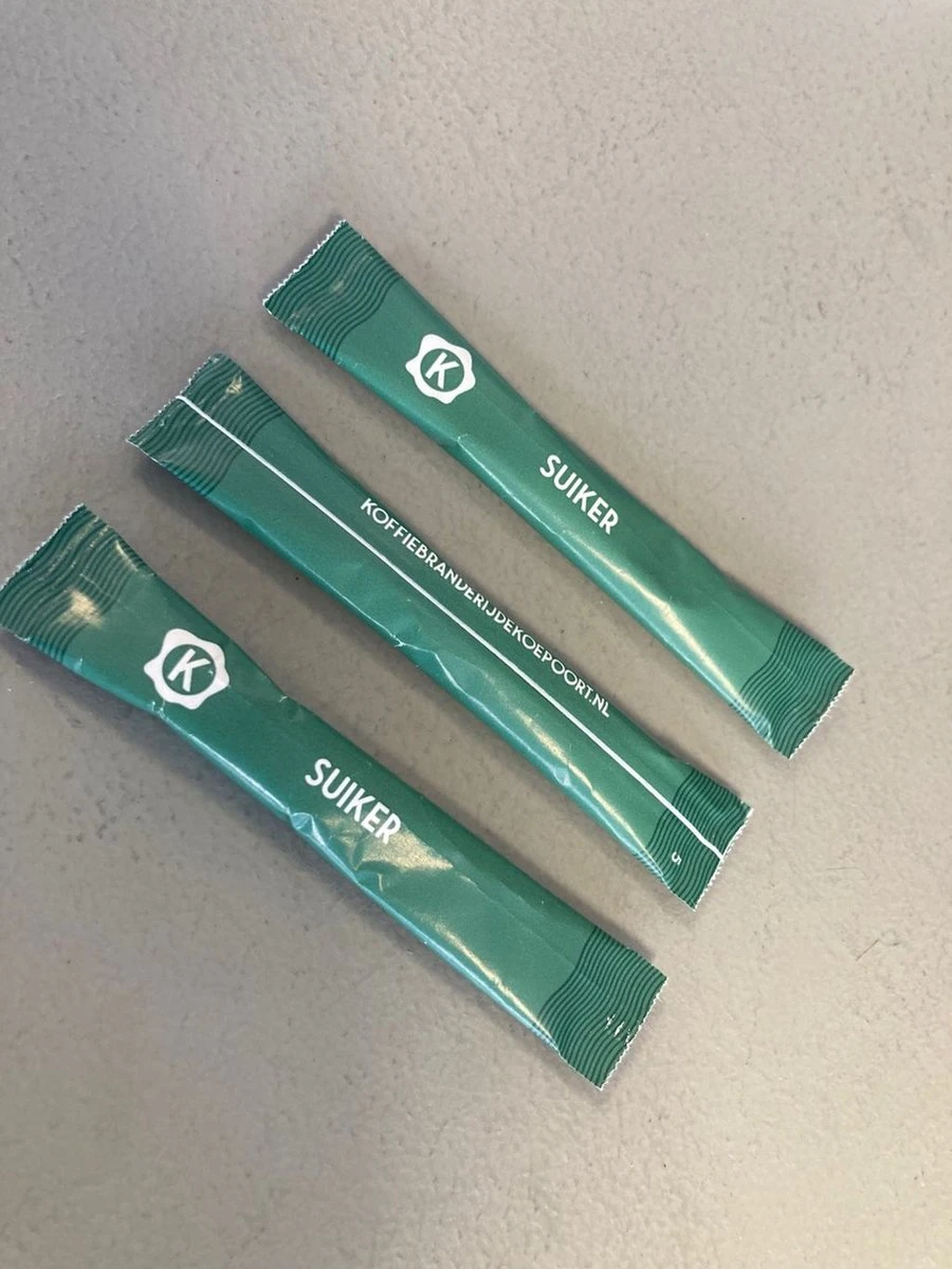Suikersticks / Suikerzakjes Professional 600 St. A 4 Gram - Koepoort Koffie 2 Suikersticks / Suikerzakjes Professional 600 St. A 4 Gram - Koepoort Koffie - Afbeelding 2