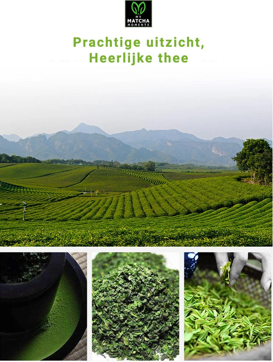 TMomentes® High Quality Culinary MATCHA Thee - Matcha Poeder - Matcha Thee - 100% Organisch Gecertificeerd - 100 Gram 8 TMomentes® High Quality Culinary MATCHA Thee - Matcha Poeder - Matcha Thee - 100% Organisch Gecertificeerd - 100 Gram - Afbeelding 8