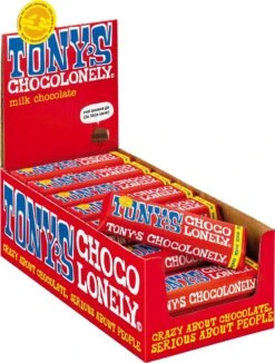 Tony's Chocolonely Chocolade Reep Melk - 35 X 50 Gram