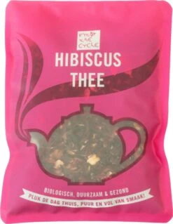 Into The Cycle Kruidenthee - Hibiscus Thee Biologisch - Losse Thee - 100 Gram Zak