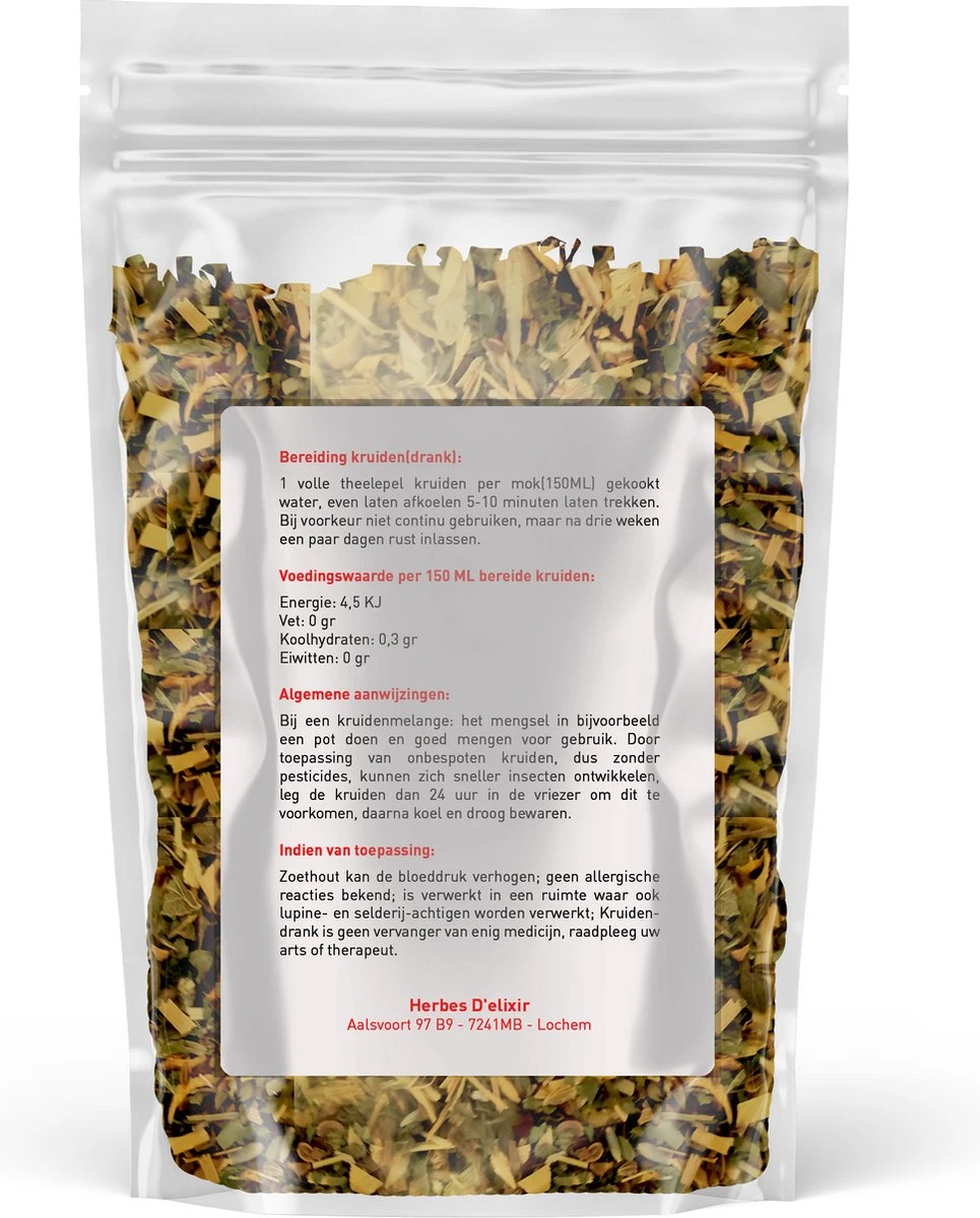 Lever En Gal Kruiden - Kruidenthee - Losse Thee - 75 Gram 2 Lever En Gal Kruiden - Kruidenthee - Losse Thee - 75 Gram - Afbeelding 2